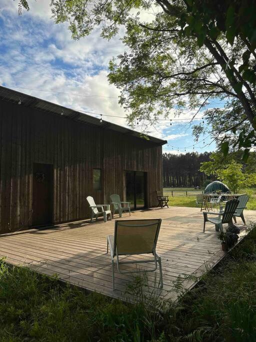 Cosy Cabane Boise Solaire, Balneo Bath Et Toilette Seche A La Ferme Mimizan Bagian luar foto